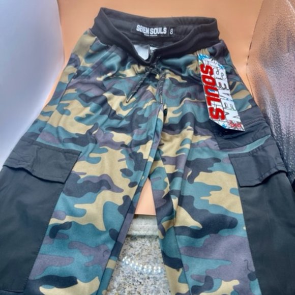 SEVEN SOULS Other - New Seven Souls Boys  SIZE 8  Fleece Camo Pants
